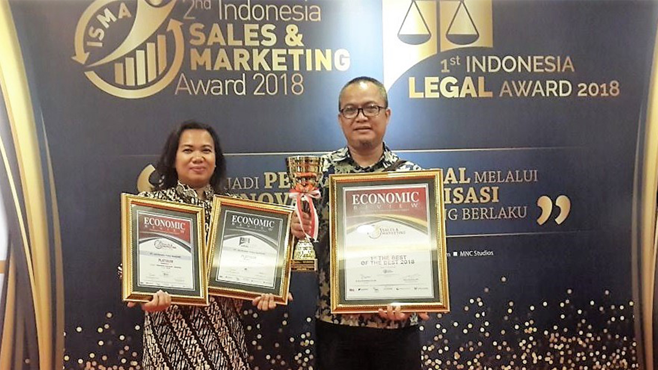 Tugu Mandiri Dinobatkan sebagai Juara Umum pada Indonesia Sales Marketing Award 2018
