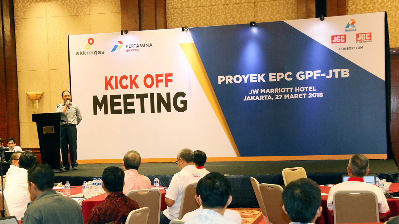 Kick Off Meeting Proyek Engineering Procurement And Construction dan Gas Processing Facility Jambaran Tiung Biru